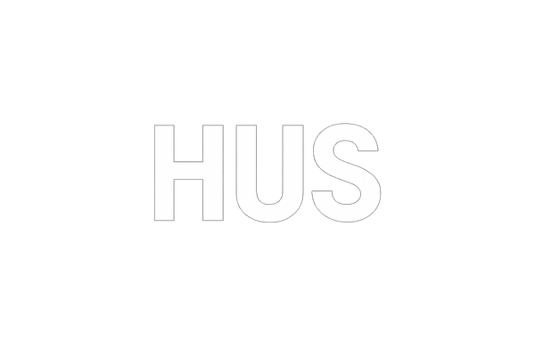 Generate me a logo name " HUS " with the font color white